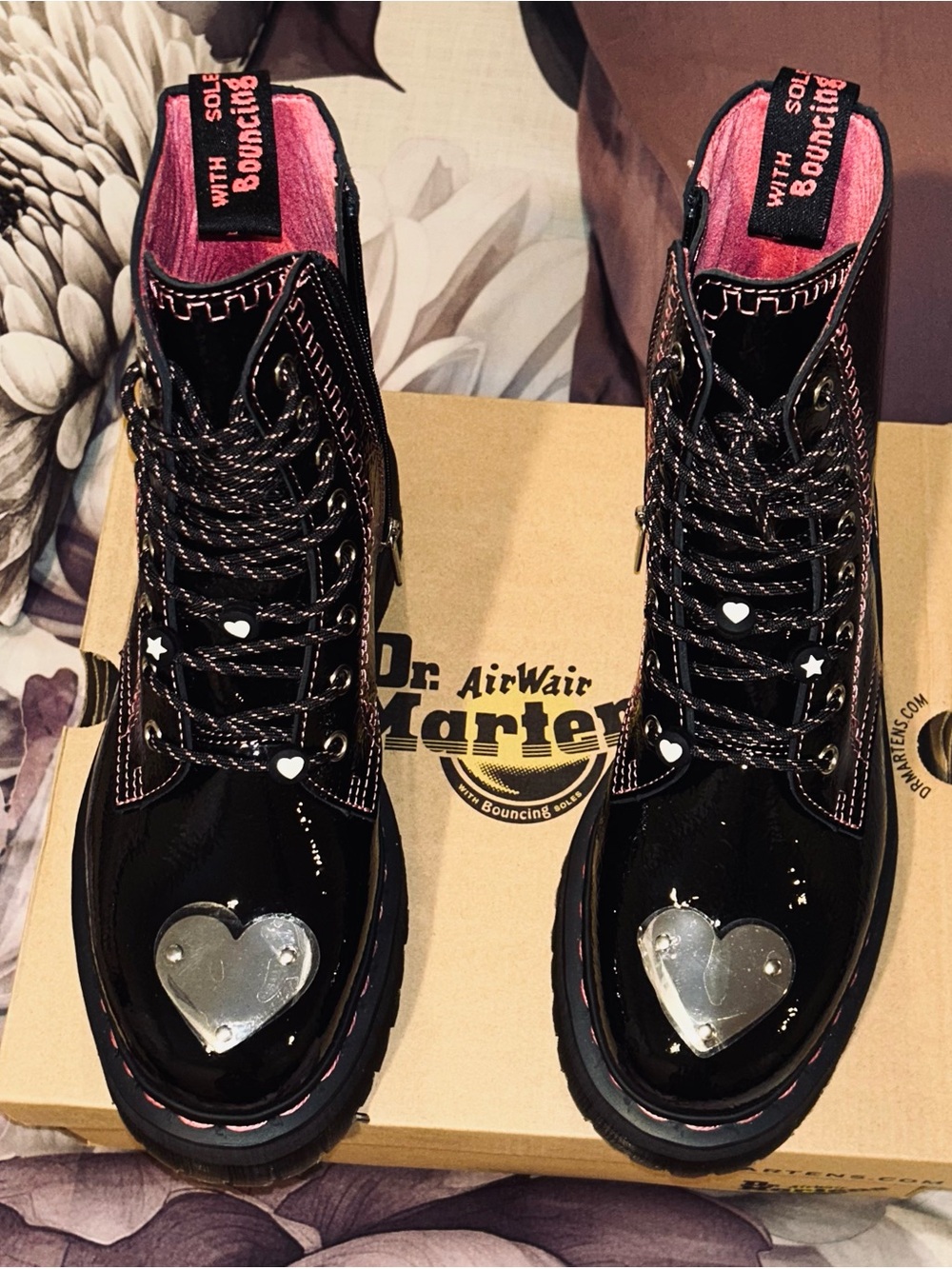 DR. MARTENS JADON BLACK LEATHER BOOTS, LADIES SZ 8, NEW $220. - Picture 13 of 16